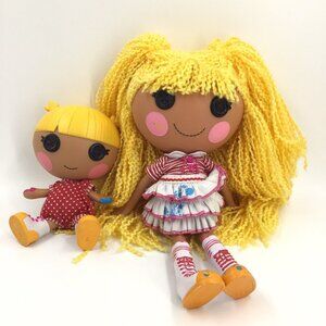 Lalaloopsy Spot Splatter Splash Doll Full Size & Littles Blonde Yarn Hair Paint